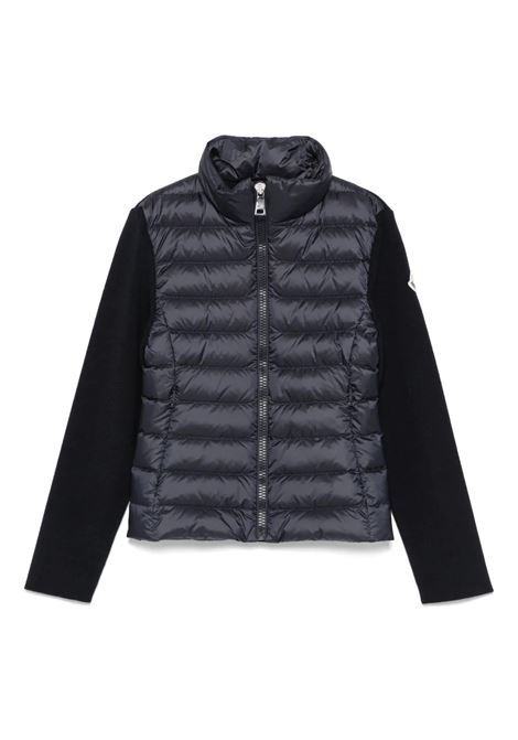 Cardigan In Maglia Con Imbottitura Frontale Blu MONCLER ENFANT | 954-9B00010 M1122742